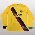 7-Futbol: Original Segunda Camiseta Futbol Barcelona Manga Larga Hombre 2019-2020