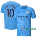 7-Futbol: Compras Nueva Primera Camiseta Del Manchester City Sergio Agüero #10 2020-2021