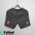 Pantalon Corto Futbol Real Madrid negro Hombre 2021 2022 DK119