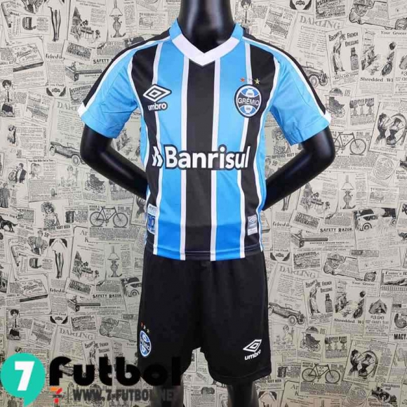 Camiseta futbol Gremio Negro Niños 2022 2023 AK46