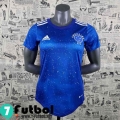 Camiseta futbol Cruzeiro Azul Femenino 2022 2023 AW11