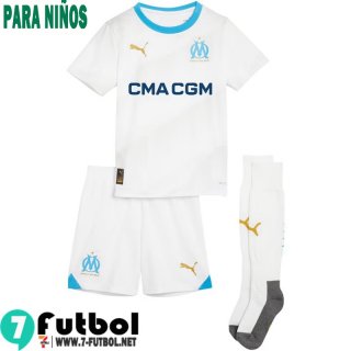 Camiseta Futbol Marsella Primera Ninos 23 24
