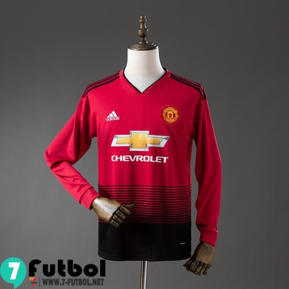 Retro Camiseta Futbol Manchester United Primera Hombre Manga Larga 18 19 FG1301 Retro Camiseta Futbol Manchester United Primera Hombre Manga Larga 18 19 FG1301