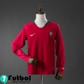 Retro Camiseta Futbol Portugal Primera Hombre Manga Larga 2018 FG1308
