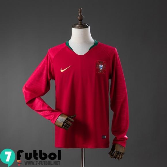 Retro Camiseta Futbol Portugal Primera Hombre Manga Larga 2018 FG1308 Retro Camiseta Futbol Portugal Primera Hombre Manga Larga 2018 FG1308