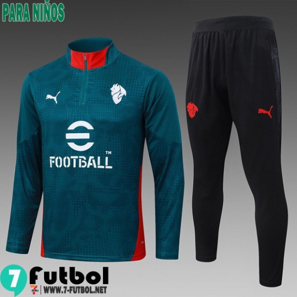 KIT: Chandal Futbol AC Milan Nino 25 26 C1009 KIT: Chandal Futbol AC Milan Nino 25 26 C1009