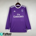 Retro Camiseta Futbol Real Madrid Segunda Hombre Manga Larga 16 17 FG386