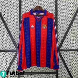 Retro Camiseta Futbol Barcelona Primera Hombre Manga Larga 96 97 FG394