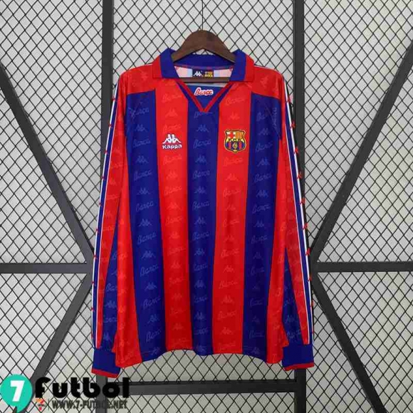 Retro Camiseta Futbol Barcelona Primera Hombre Manga Larga 96 97 FG394