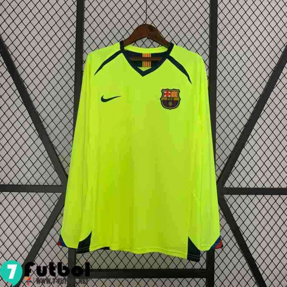 Retro Camiseta Futbol Barcelona Segunda Hombre Manga Larga 05 06 FG395