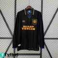 Retro Camiseta Futbol Manchester United Segunda Hombre Manga Larga 93 95 FG407