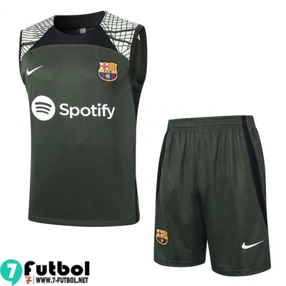 KIT: Chandal Futbo Sin Mangas Barcelona Hombre 23 24 A212