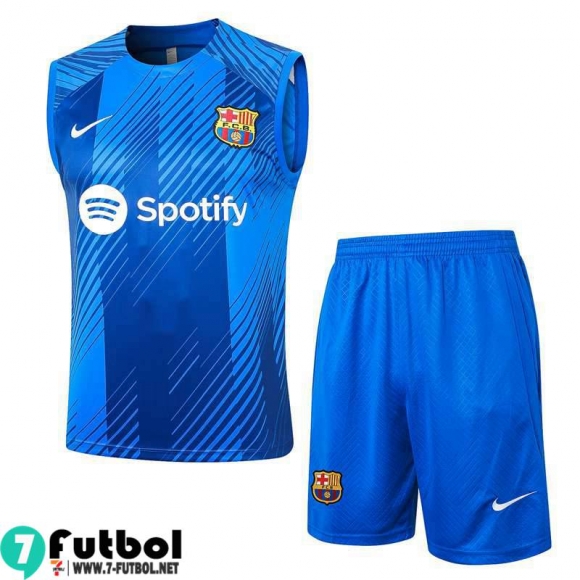 KIT: Chandal Futbo Sin Mangas Barcelona Hombre 23 24 A214