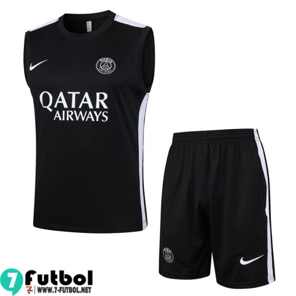 KIT: Chandal Futbo Sin Mangas PSG Hombre 23 24 A215