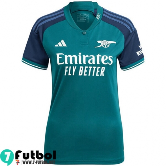 Camiseta Futbol Arsenal Tercera Femenino 23 24