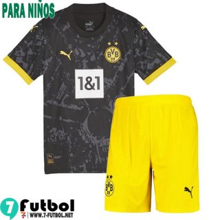 Camiseta Futbol Borussia Dortmund Segunda Ninos 23 24