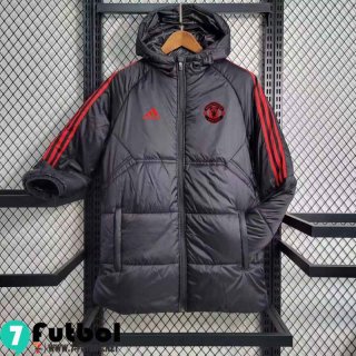 Chaqueta De Plumas Manchester United negro Hombre 23 24 G16