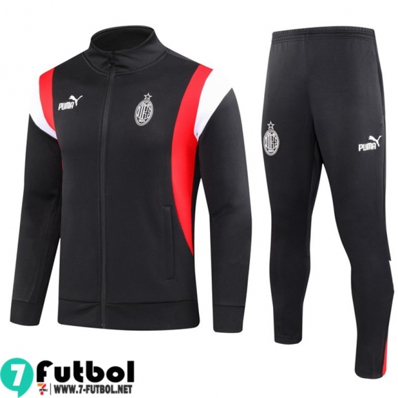 KIT : Chaquetas AC Milan negro Hombre 23 24 B16 KIT : Chaquetas AC Milan negro Hombre 23 24 B16