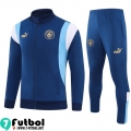 KIT : Chaquetas Manchester City azul Hombre 23 24 B18