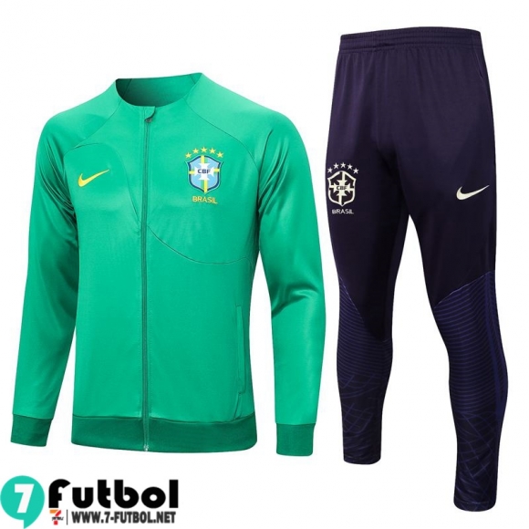 KIT : Chaquetas Brasil Verde Hombre 23 24 B38