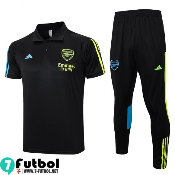 Polo Futbol Arsenal negro Hombre 23 24 E02