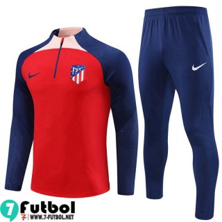 KIT : Chandal Futbol Atletico Madrid Rojo Hombre 23 24 A01