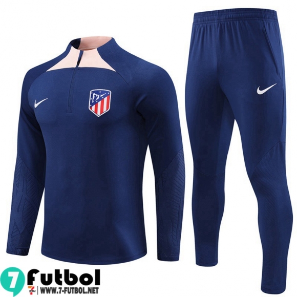 KIT : Chandal Futbol Atletico Madrid azul Hombre 23 24 A03