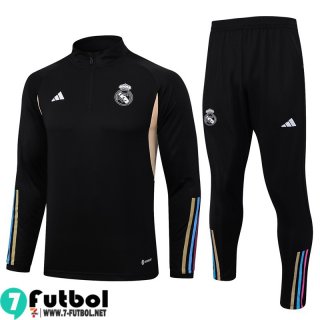 KIT : Chandal Futbol Real Madrid negro Hombre 23 24 A10