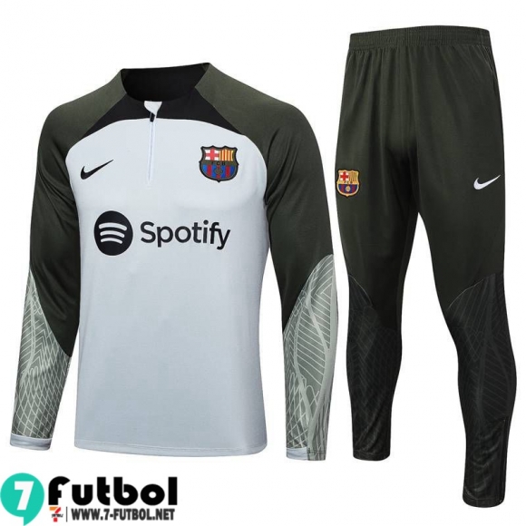 KIT : Chandal Futbol Barcelona blanco Hombre 23 24 A17