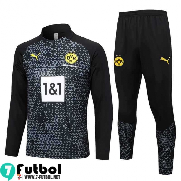 KIT : Chandal Futbol Dortmund gris Hombre 23 24 A21