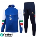 KIT : Chandal Futbol Italia azul Hombre 23 24 A24