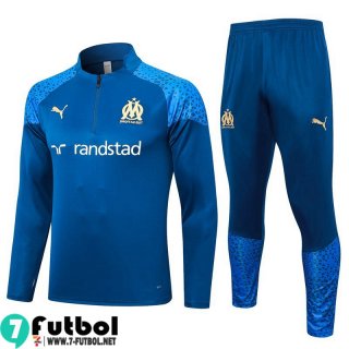 KIT : Chandal Futbol Marsella azul Hombre 23 24 A27