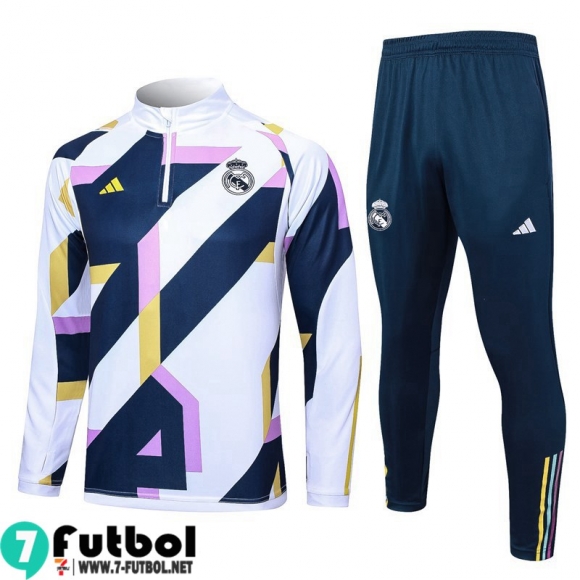 KIT : Chandal Futbol Real Madrid blanco Hombre 23 24 A36