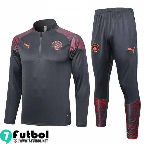 KIT : Chandal Futbol Manchester City gris Hombre 23 24 A38