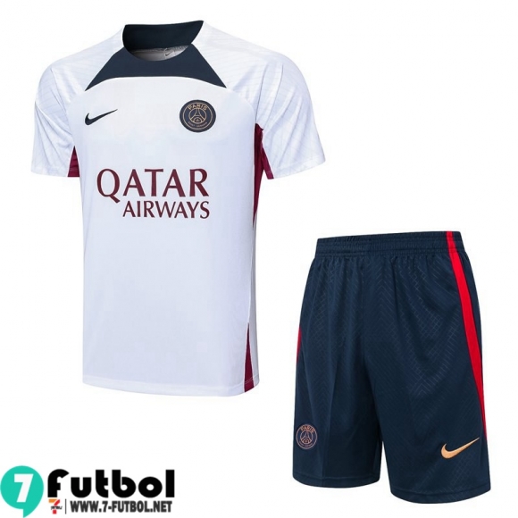 KIT : Chandal Futbol T Shirt PSG blanco Hombre 23 24 A66