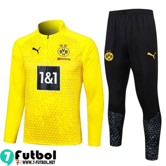 KIT : Chandal Futbol Dortmund AMARILLO Hombre 23 24 A73