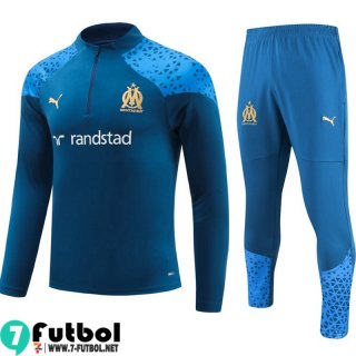 KIT : Chandal Futbol Marsella azul Hombre 23 24 A79