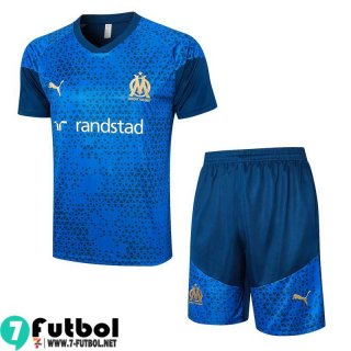 KIT : Chandal Futbol Marsella azul Hombre 23 24 A82