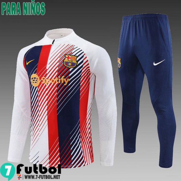 KIT : Chandal Futbol Barcelona Banda Ninos 23 24 C12