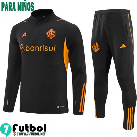 KIT : Chandal Futbol Internacional negro Ninos 23 24 C27 KIT : Chandal Futbol Internacional negro Ninos 23 24 C27