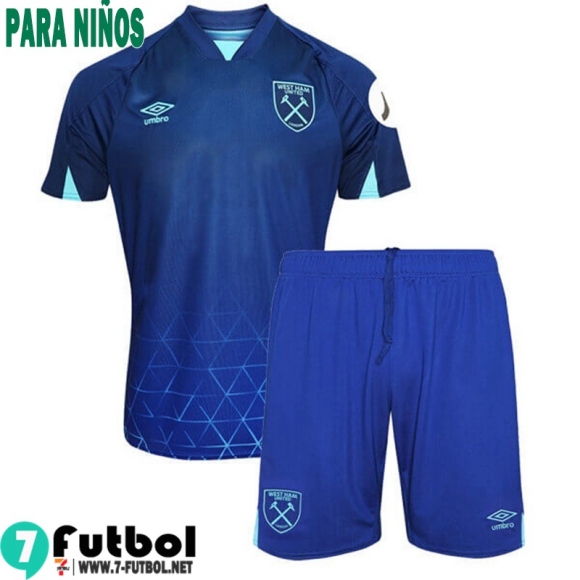 Camiseta Futbol West Ham United Tercera Ninos 23 24