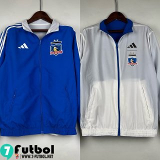 Chaqueta Cazadora Ropa Reversible colo colo Azul y blanco Hombre 23 24 D64