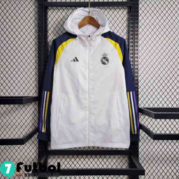 Chaqueta Cazadora Real Madrid blanco Hombre 23 24 D79