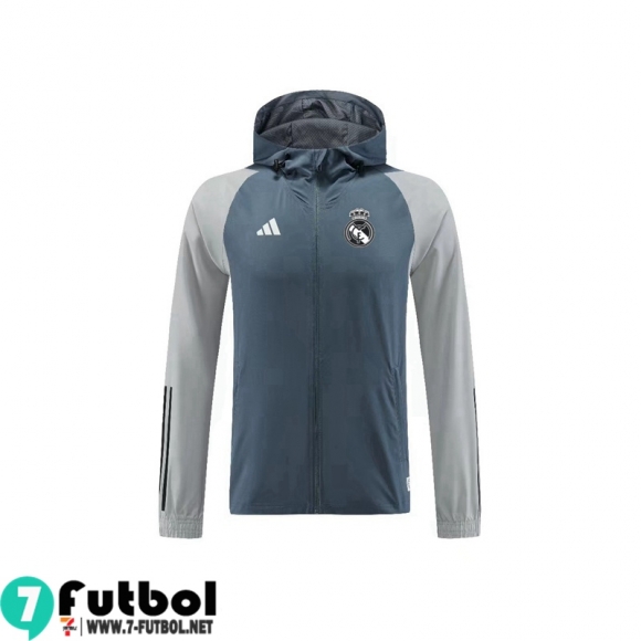 Chaqueta Cazadora Real Madrid gris Hombre 23 24 D88