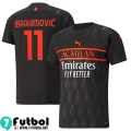 Camiseta futbol AC Milan Tercera Hombre 2021 2022 Ibrahimovic 11
