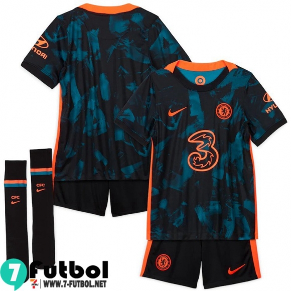 Camiseta futbol Chelsea Tercera Niños 2021 2022