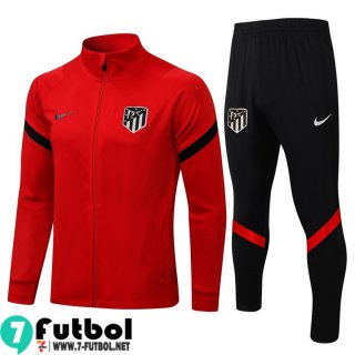 Chaquetas Futbol Atletico Madrid Rojo Hombre 2021 2022 JK145