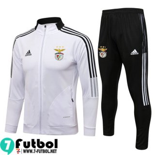 Chaquetas Futbol Benfica blanca Hombre 2021 2022 JK152