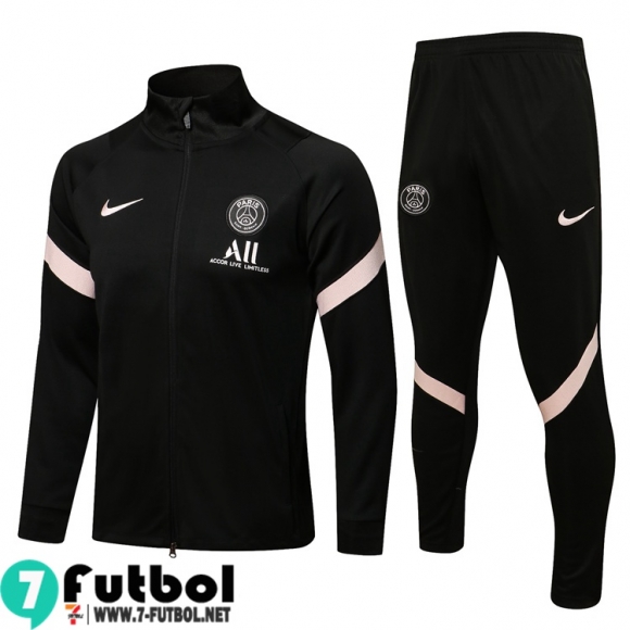 Chaquetas Futbol PSG negro Hombre 2021 2022 JK154