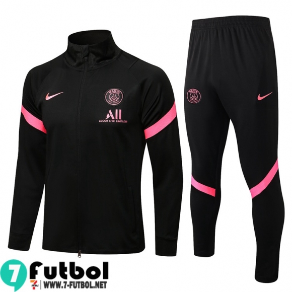 Chaquetas Futbol PSG negro Hombre 2021 2022 JK155